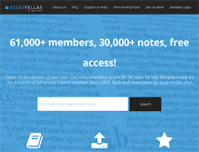Tablet Screenshot of essayfellas.com